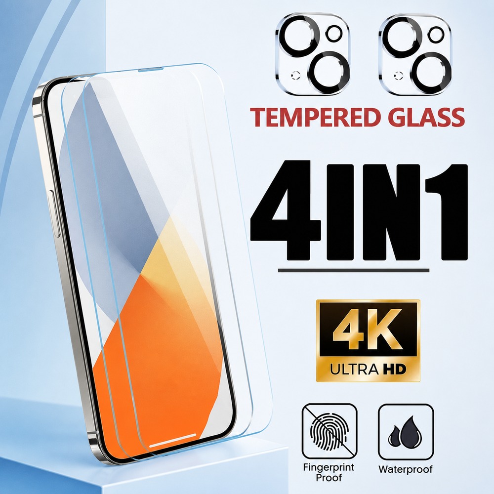 Realme Gt 6 - 2+2 Adet Temperli Cam Realme GT