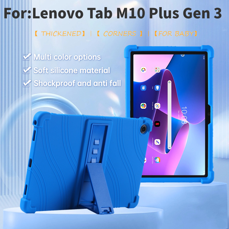 Lenovo Tablet With Accessories - Silikon Standı Kılıf için Lenovo Tab