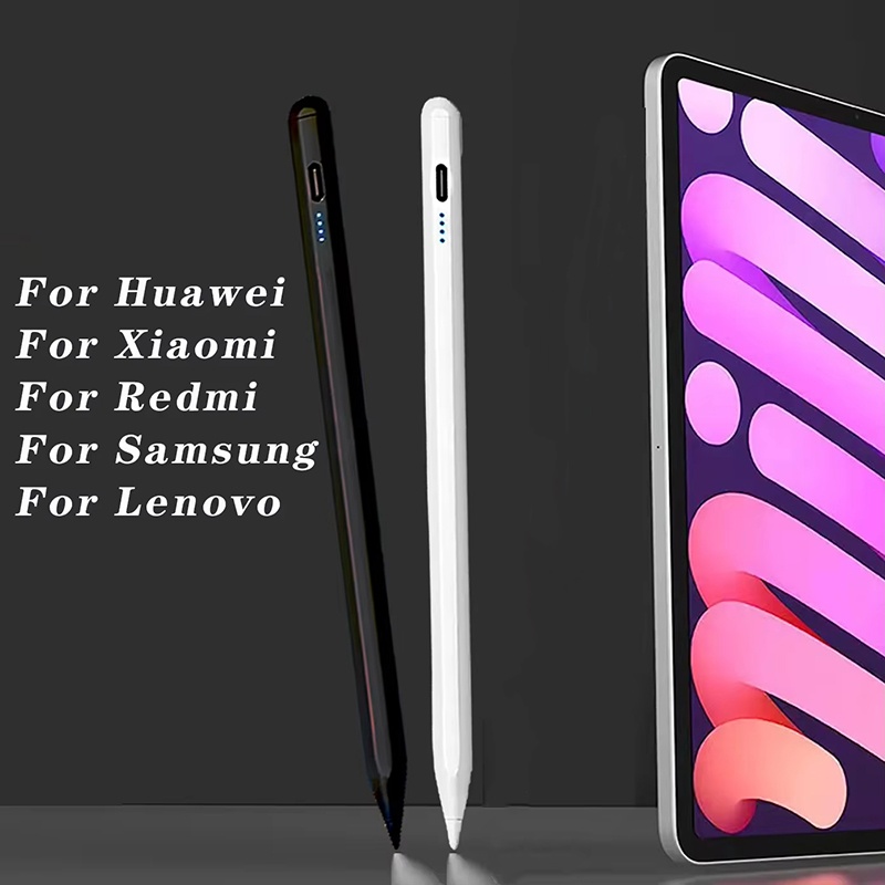 Lenovo Tablet With Accessories - Evrensel Dokunmatik Ekran Kalemi Manyetik Adsorpsiyonlu