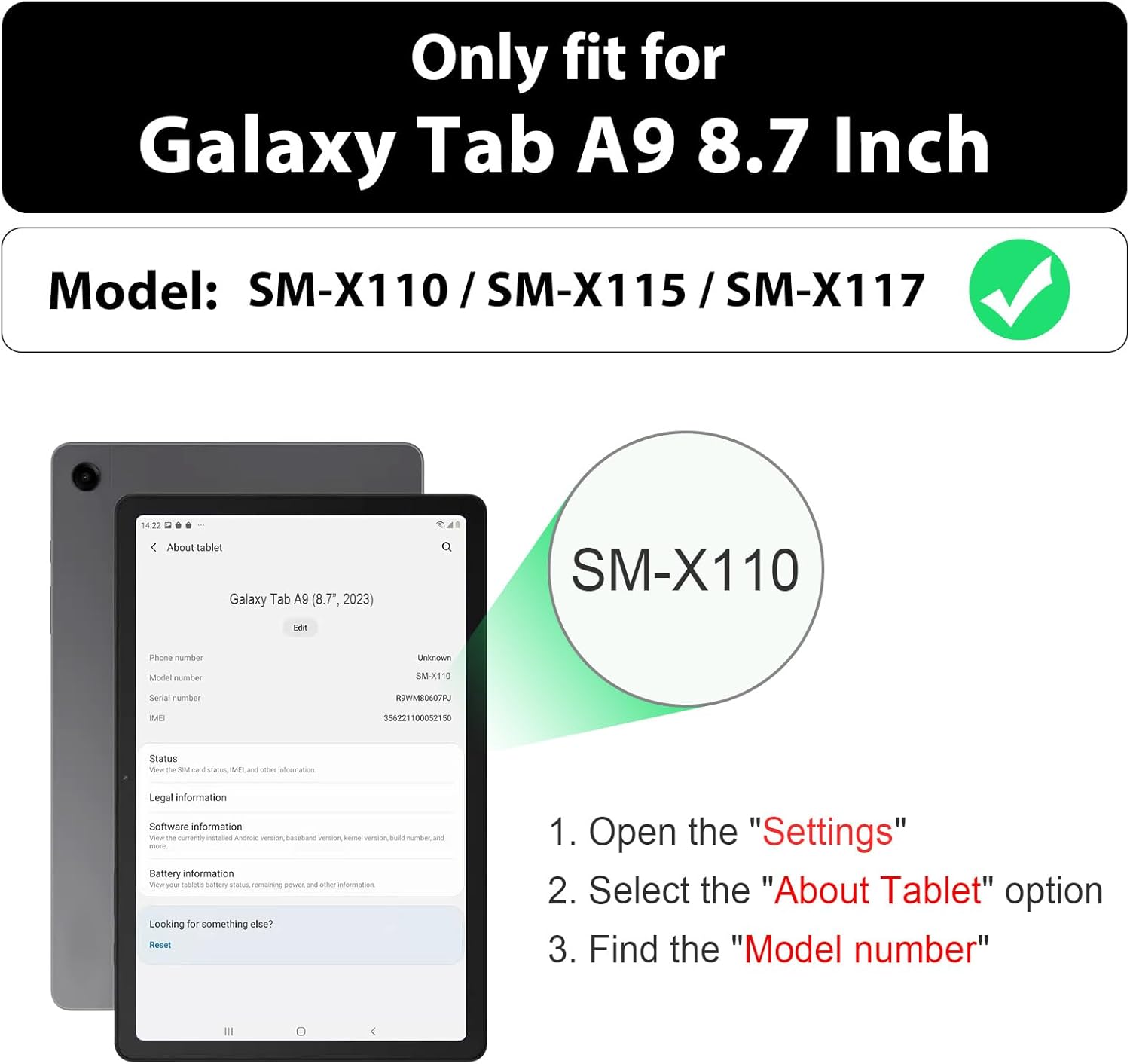 Samsung Galaxy Tab A9 2023 8.7 - Tablet A9 Accessories incelemesi ve fiyatı